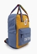 Сумка-рюкзак жіноча 6601 Жовто-блакитний (2000904344970A) Фото 2 з 5