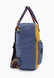 Сумка-рюкзак жіноча 6601 Жовто-блакитний (2000904344970A) Фото 3 з 5