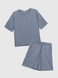 Костюм футболка + шорти однотонний жіночий M36 48 Сірий (2000989668954S) Фото 7 з 15