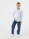Сорочка з візерунком для хлопчика Deniz 30124 140 см Білий (2000990438614D) Фото 5 з 11