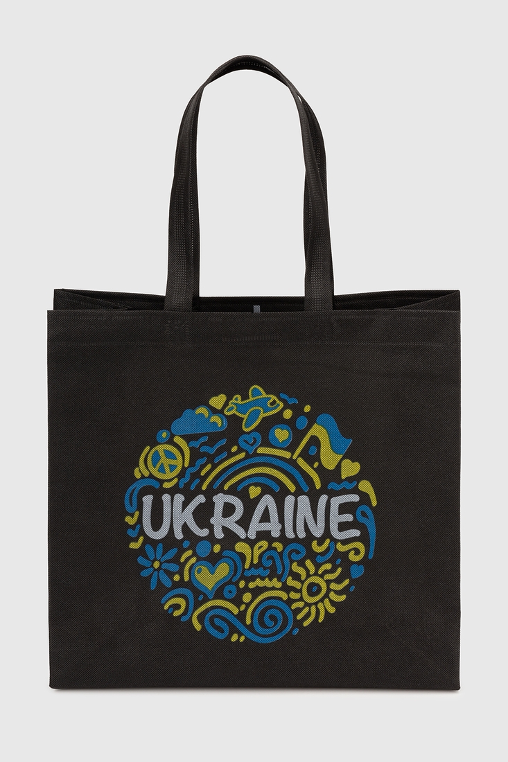 Фото Еко-сумка Ukraine Чорний (2000990686329A)