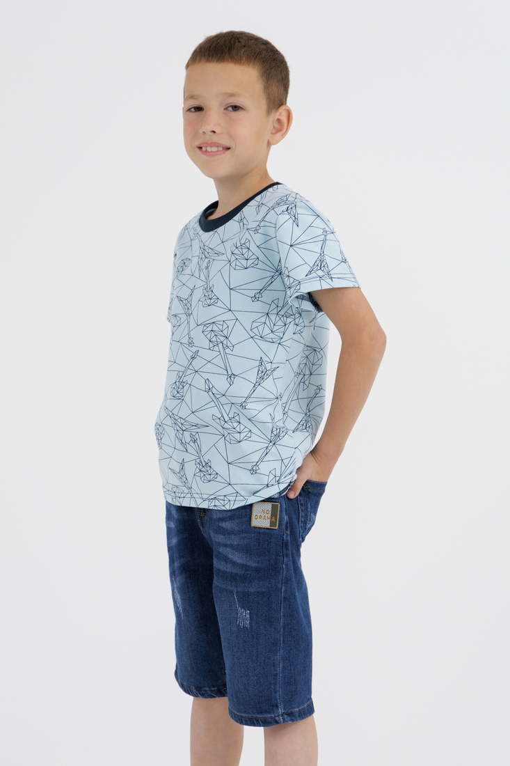 Фото Капрі джинсові для хлопчика MOYABERLA 0019 146 см Синій (2000990580214S)