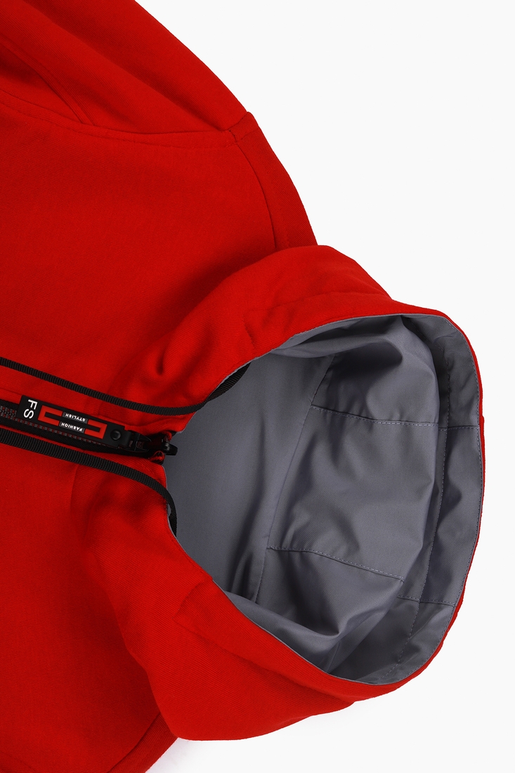 Фото Куртка двостороння для хлопчика B-005-6 164 см Сірий (2000989397359D)