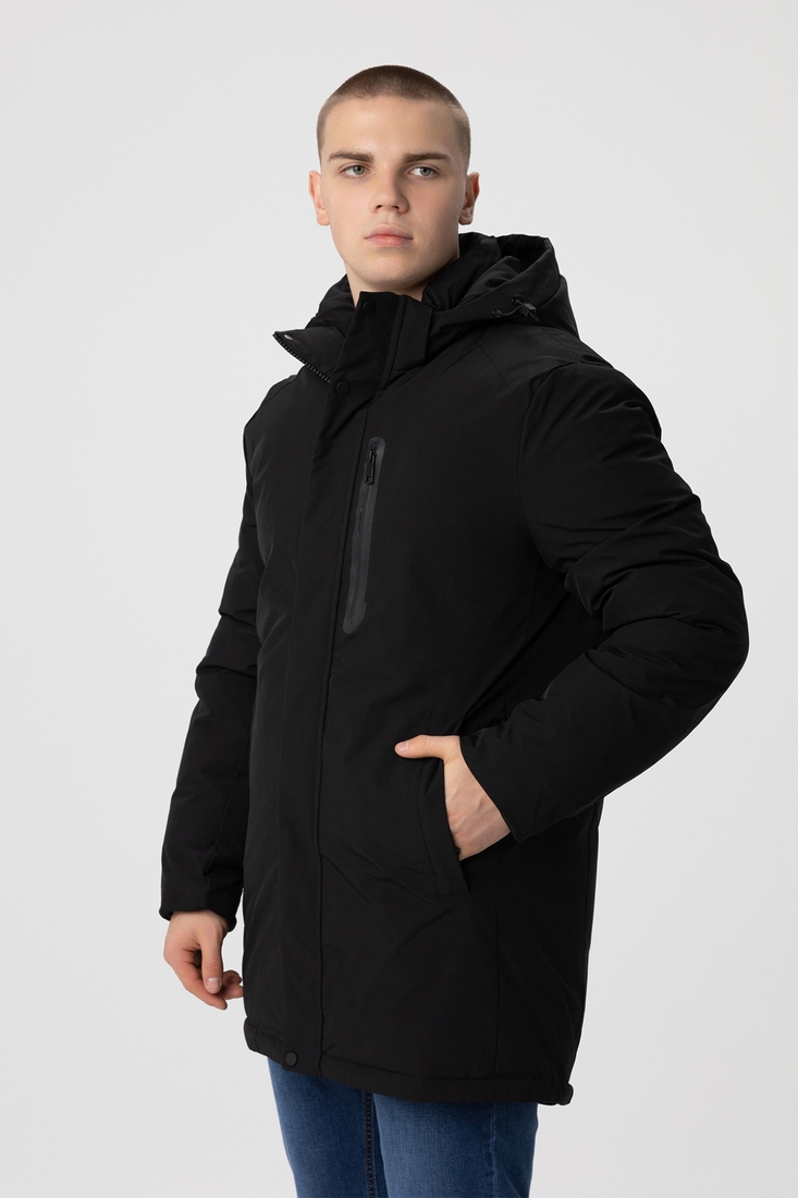 Фото Куртка зимняя мужская 666-5 L Черный (2000989891154W)