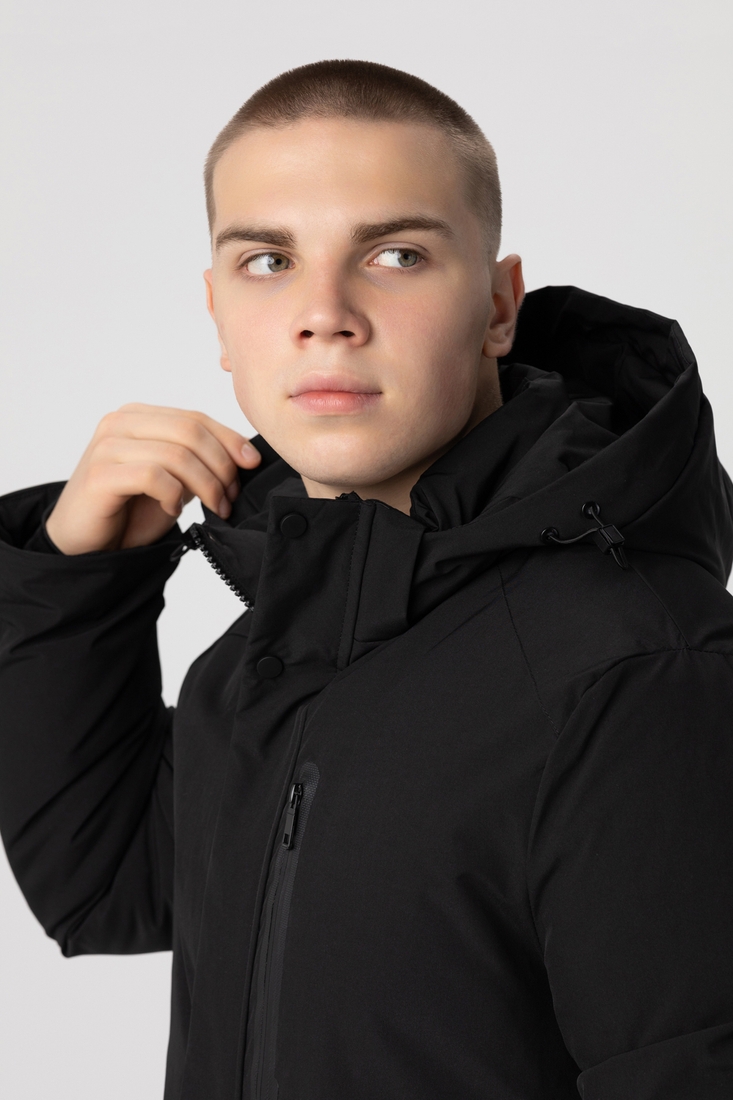 Фото Куртка зимняя мужская 666-5 L Черный (2000989891154W)