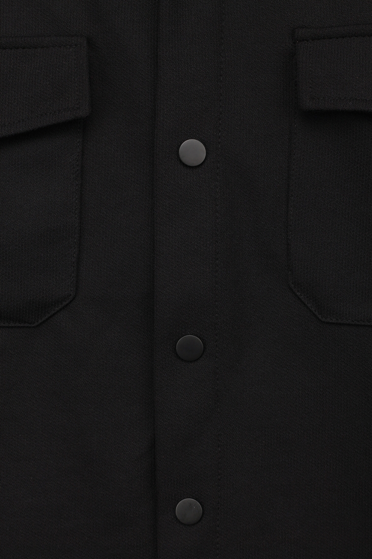 Фото Рубашка мужская однотонная FIGO MNT-102 2XL Черный (2000989490098D)