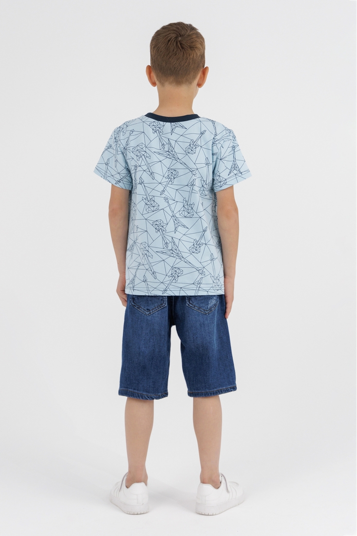 Фото Капрі джинсові для хлопчика MOYABERLA 0019 146 см Синій (2000990580214S)