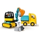 Конструктор LEGO DUPLO Вантажівка і гусеничний екскаватор (10931) Фото 2 з 6