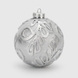 Новорічна куля Dashuri 8 см Сірий (2000990125569)(NY) Фото 2 з 3