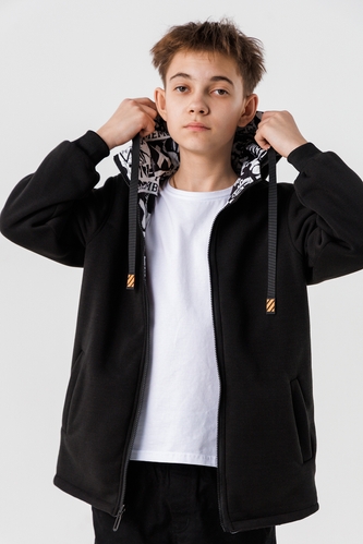 Фото Куртка для мальчика 23829 152 см Черный (2000990285003D)