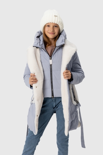 Фото Куртка зимова для дівчинки 830 164 см Бузковий (2000989632207W)