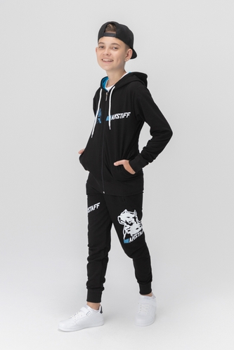 Фото Спортивний костюм для хлопчика (кофта, штани) AZN 827 170 см Чорно-синій (2000989968832D)