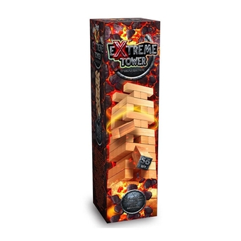 Розвиваючий настільна гра - Дженга Danko Toys "EXTREME TOWER" укр. (XTW-01-01U) (2000902322482)