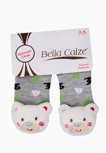 Фото Шкарпетки для хлопчиків,0-6 місяців Bella Calze BEBE/iграшка Різнокольоровий (2000903355878A)