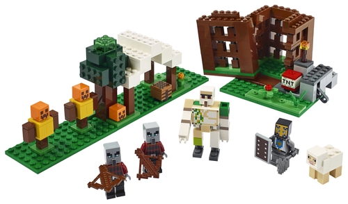 Фото Конструктор LEGO Minecraft Аванпост разбойников (21159)