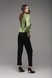 Блуза жіноча Sateen 2014-2516 M Зелений (2000989370093D) Фото 2 з 12