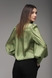 Блуза жіноча Sateen 2014-2516 M Зелений (2000989370093D) Фото 3 з 12
