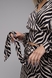 Блуза жіноча з візерунком Sateen 3014-1528 XL Чорний (2000989512639D) Фото 3 з 14