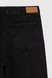 Джинси однотонні жіночі палаццо D-647 42 Чорний (2000990276209D) Фото 3 з 6