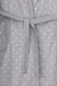 Комплект халат+рубашка женский MURAT KYZEY Горох Белый M Серый (2000903484097A) Фото 11 из 16