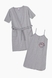 Комплект халат+сорочка жіночий MURAT KYZEY Горох Білий 2XL Сірий (2000989761280A) Фото 6 з 16