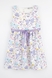 Сукня з візерунком для дівчинки Toontoy 23296 110 см Бузковий (2000989585534S) Фото 7 з 11