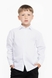 Сорочка однотонна для хлопчика Pitiki 1225 140 см Білий (2000989800002D) Фото 2 з 11