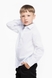 Сорочка однотонна для хлопчика Pitiki 1225 140 см Білий (2000989800002D) Фото 3 з 11