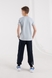 Спортивні штани з принтом для хлопчика 600 146 см Темно-синій (2000990430199D) Фото 5 з 11