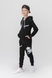 Спортивний костюм для хлопчика (кофта, штани) AZN 827 170 см Чорно-синій (2000989968832D) Фото 1 з 21