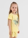 Костюм (футболка+шорты) для девочки Atabey 10531 110 см Желтый (2000990479068S) Фото 3 из 13