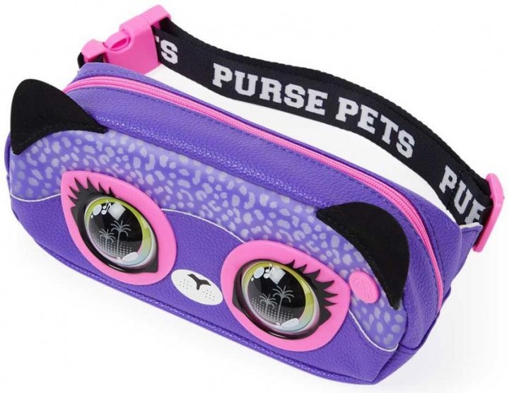 Фото Интерактивная сумочка на пояс Spin Master Purse Pets Гепард SM26708/7528 Разноцветный (2000989598329)