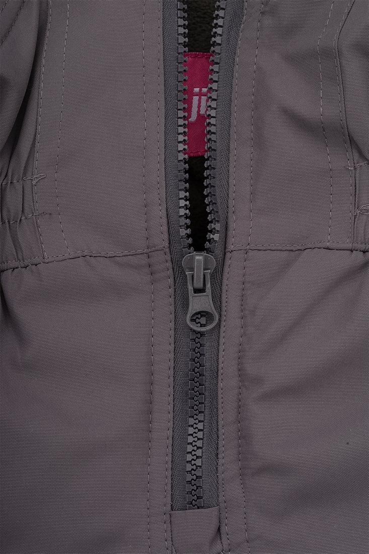 Фото Комбинезон для девочки H-107 куртка + штаны на шлейках 116 см Малиновый (2000989627937W)