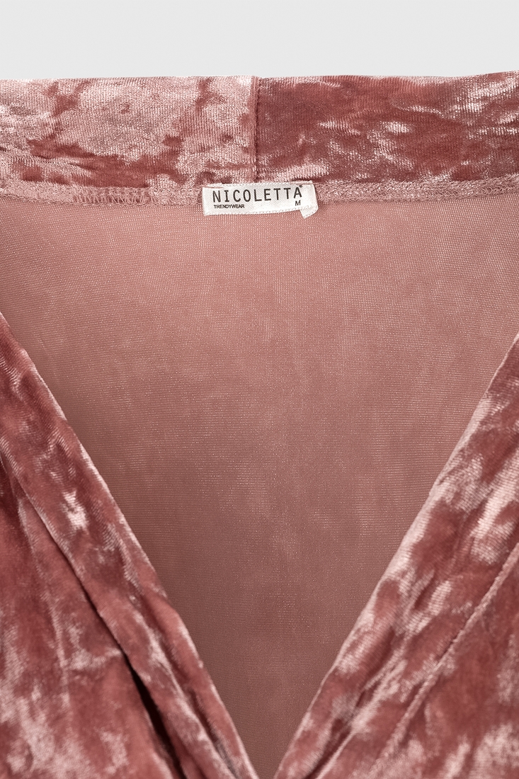 Фото Комплект халат+піжама жіночий Nicoletta 87093 XL Пудровий (2000990389114А)