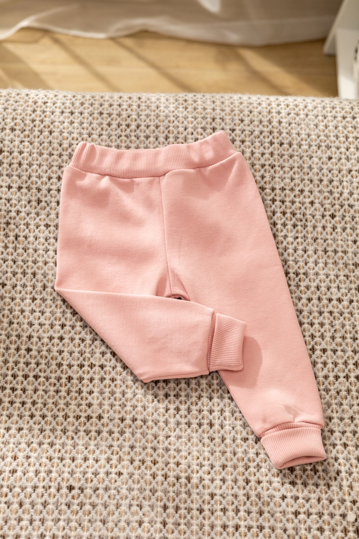 Фото Костюм (світшот+штани) для дівчинки Beyaz Bebek 2086 92 см Пудровий (2000990302366D)