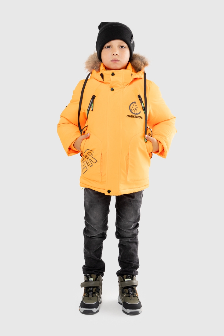 Фото Куртка для хлопчика CX51 104 см Помаранчевий (2000989603818W)