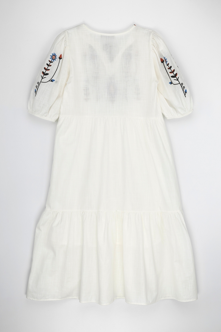 Фото Платье вышиванка женское Park karon 23079 40 Белый (2000989622062A)