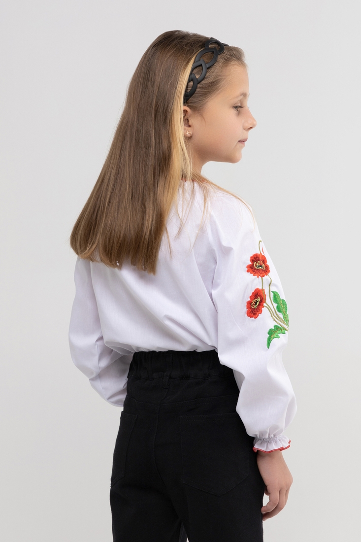 Фото Рубашка вышиванка для девочки КОЗАЧЕК МАРИЧКА 122 см Разноцветный (2000902207840D)