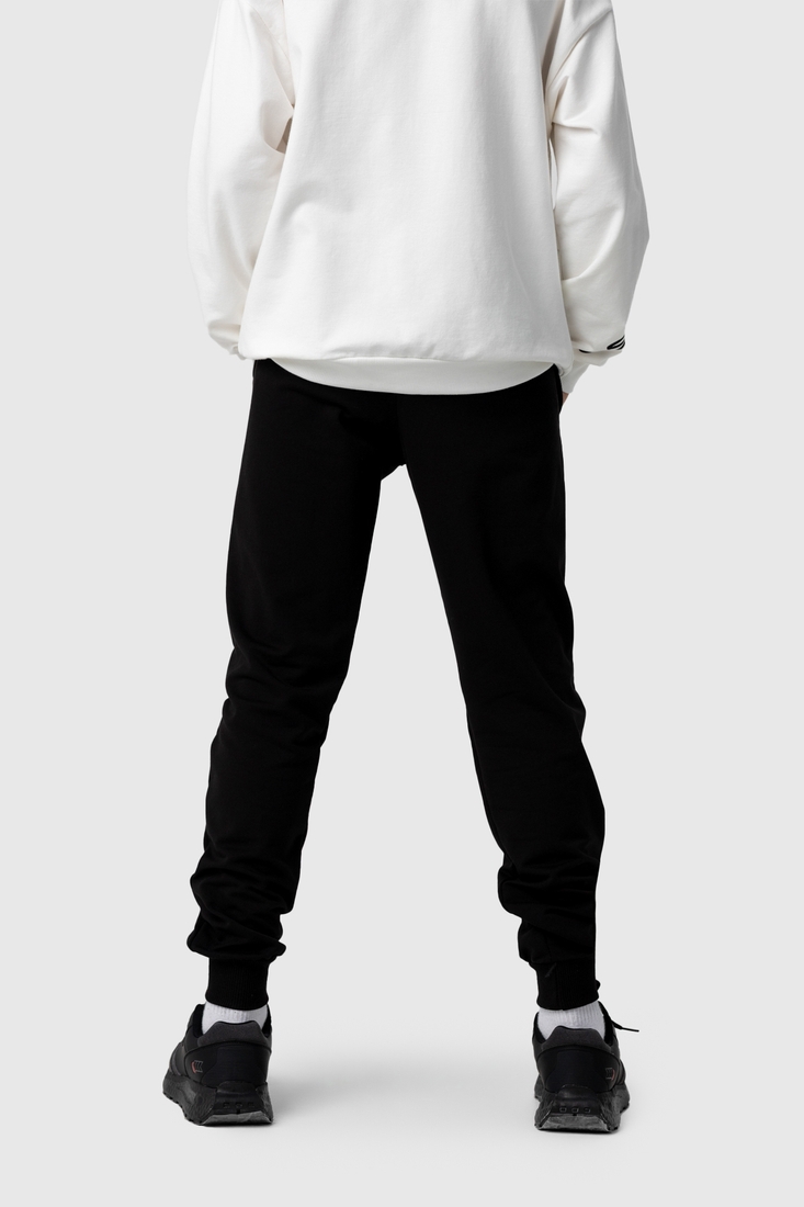 Фото Спортивні штани однотонні для хлопчика Atescan 2351 176 см Чорний (2000990057815D)