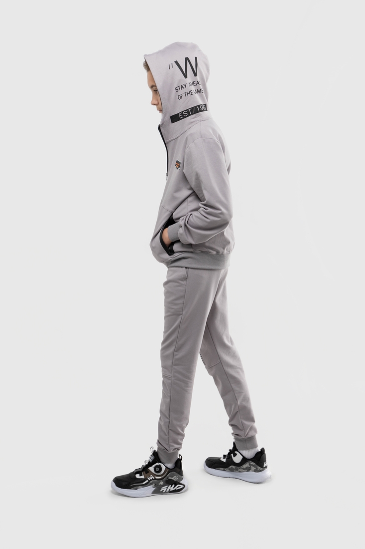 Фото Спортивний костюм для хлопчика MAGO 244006 кофта + штани 152 см Сірий (2000989919223D)