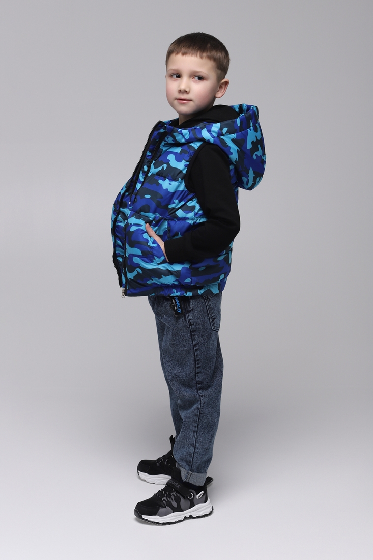 Фото Жилет для мальчика XZKAMI L-37 110 см Синий (2000989387060D)