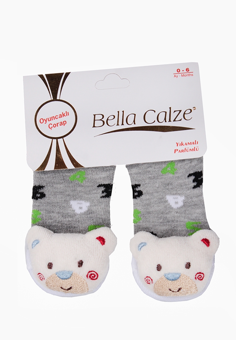 Фото Носки для мальчиков, 0-6 месяцев Bella Calze BEBE / игрушка Разноцветный (2000903355878A)