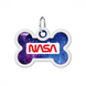 Адресник для собак и кошек металлический WAUDOG 0640-0148 Smart ID с QR паспортом "NASA21" 28 мм (4823089338927A)