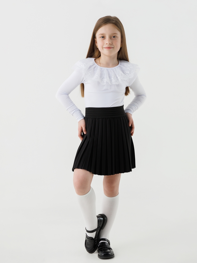 Фото Блуза для девочки Perix 5013 116 см Белый (2000990479815D)