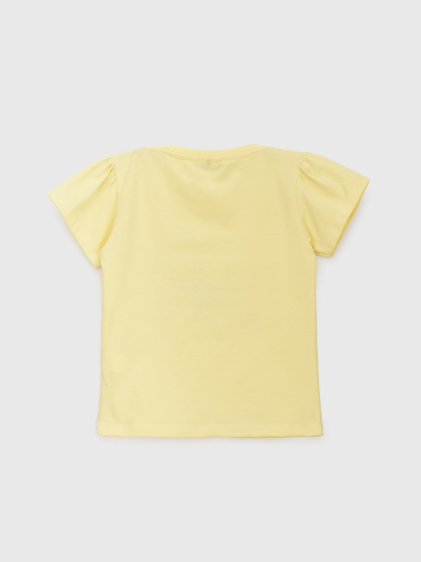 Фото Костюм (футболка+шорти) для дівчинки Atabey 10531 110 см Жовтий (2000990479068S)