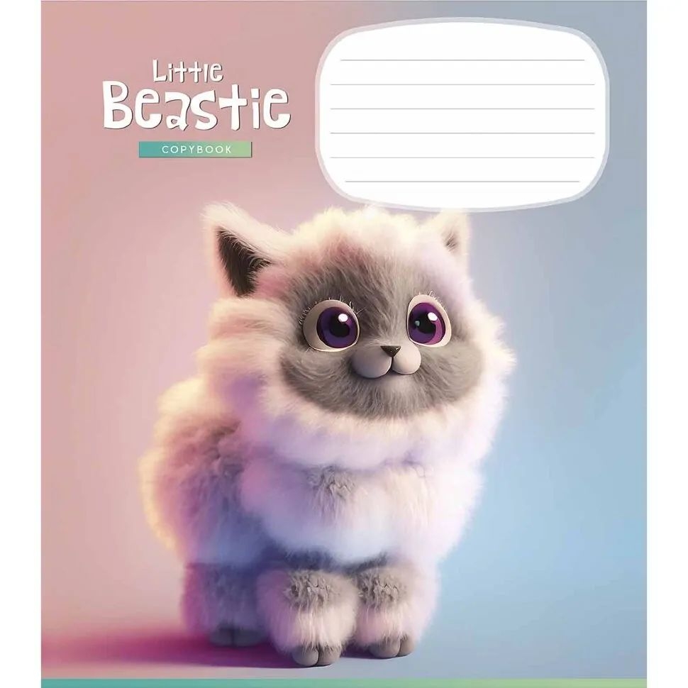 Фото Набір зошитів Школярик 018-3253K Cute pets 18 аркушів 25 шт Клітинка (2000989909071)