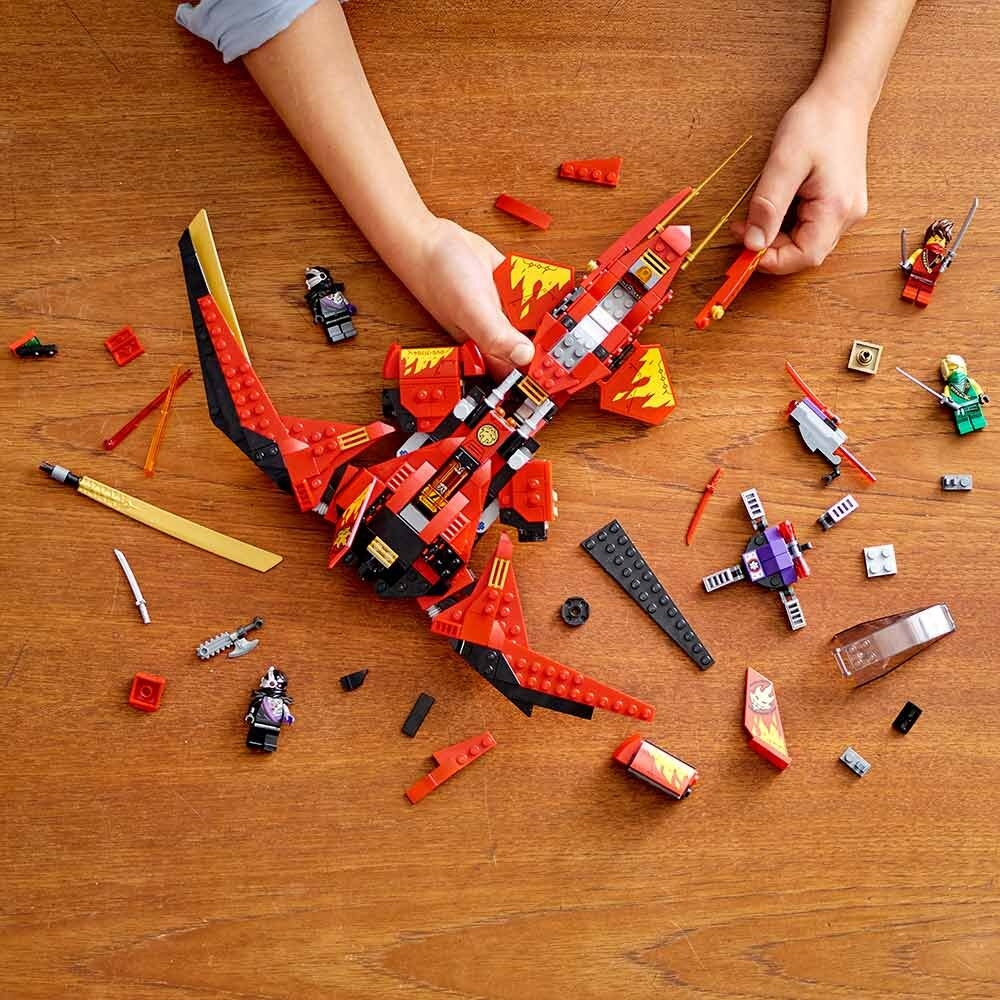Фото Конструктор LEGO Ninjago Истребитель Кая (71704)