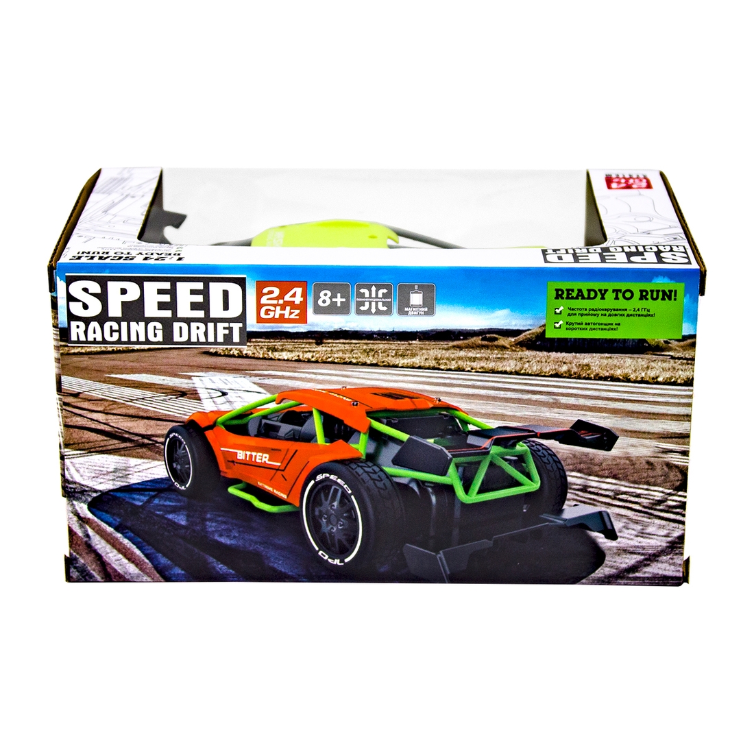 Фото Автомобиль SPEED RACING DRIFT с р/у – MASK SL – 290RHGR Зеленый (6900007298377)