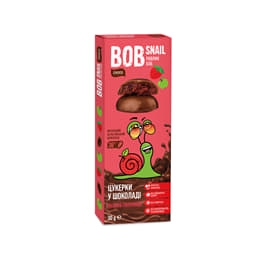 Bob Snail цукерки яблучно-полуничні 30г в мол. шокол 1321 П (4820219341321)