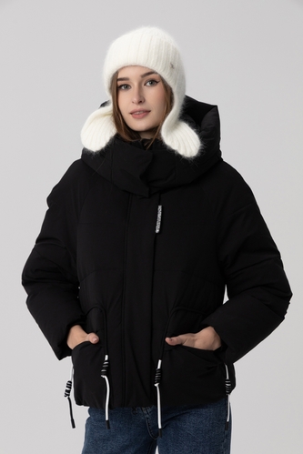 Фото Куртка зимова жіноча Towmy D017 M Чорний (2000989839613W)